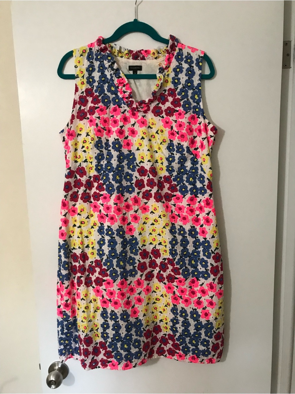 Talbots 100% cotton sundress 16